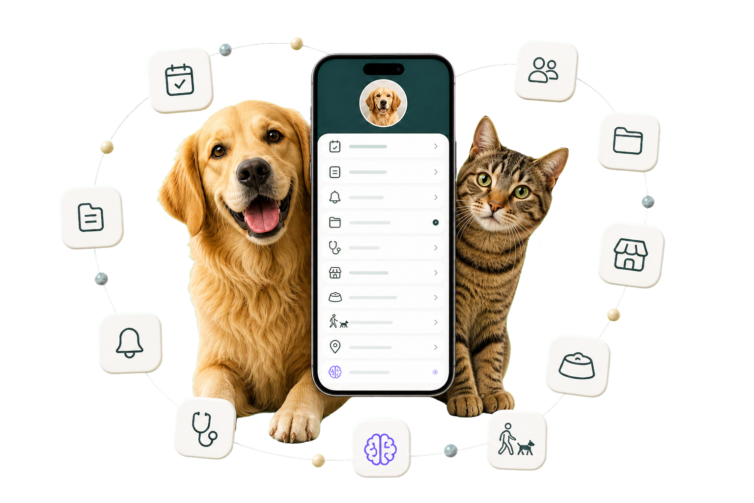 Pessy reúne rutinas, registros, recordatorios, cuidado compartido y servicios