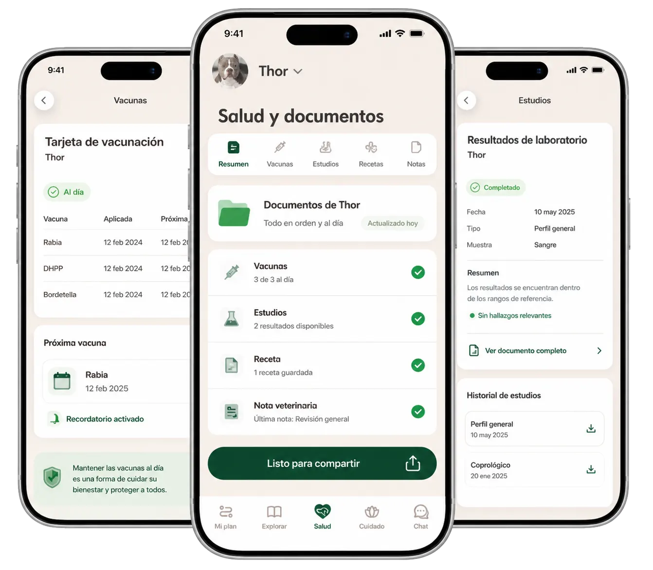 Pessy organiza documentos, comprobantes y recordatorios alrededor de la mascota para comparar mejor el costo real